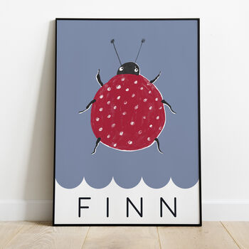 Personalised Ladybird Print, 3 of 3