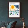 John Legend Goodnight Inspired Abstract Art Print, thumbnail 2 of 5