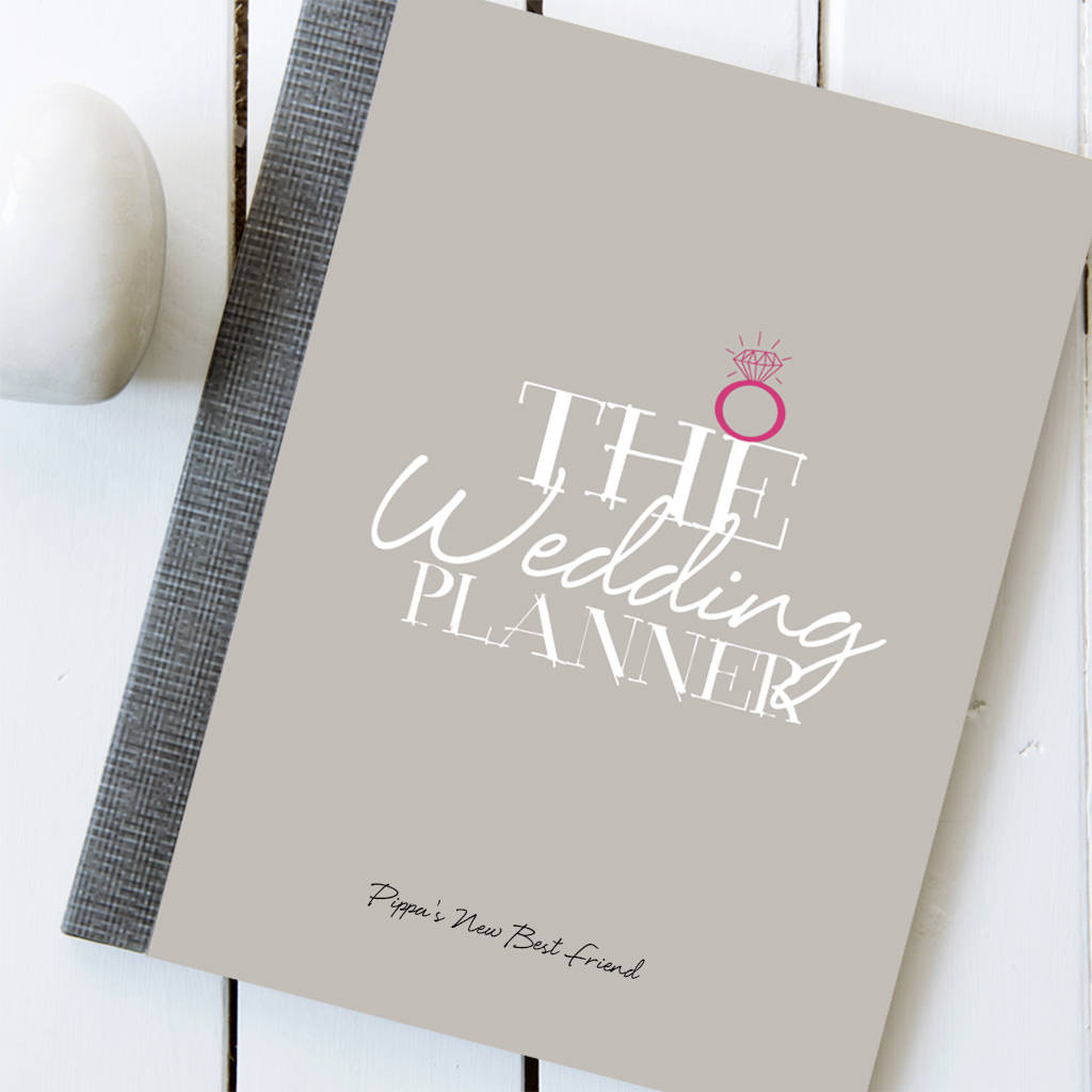 Personalised Wedding Planner Notebook And Journal By Illustries