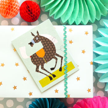 Horse Mini Greetings Card, 5 of 5