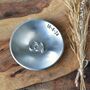 Personalised 10th Anniversary Gift; Aluminium Smooth Dish. Trinket And Ring Dish, thumbnail 1 of 7