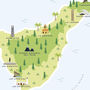 Map Of Tenerife Print, thumbnail 2 of 2