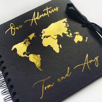 Personalised Travel Scrapbook Anniversary Gift Album, 2 of 8