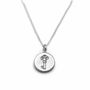 Sterling Silver Life's Key Necklace, thumbnail 3 of 4