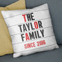 Personalised Cinema Marquee Cotton / Faux Suede Cushion, thumbnail 6 of 11