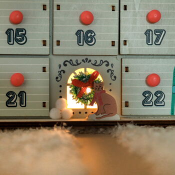 Fill Your Own LED Ski Chalet Advent Calendar, 4 of 7