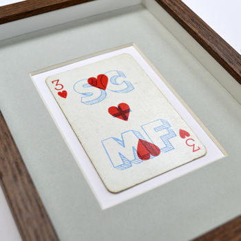 Personalised Anniversary Playing Card Print, 3 of 5