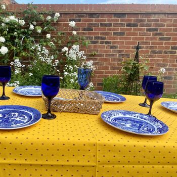 Yellow French Style Tablecloth Biot, 4 of 5