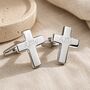 Personalised Cross Cufflinks, thumbnail 1 of 7