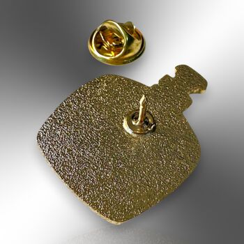 Desert Plants Cacti In Oxygen Tank Hard Enamel Lapel Pin Badge, Cactus Brooch, Birthday Gift For Gardener, 6 of 8