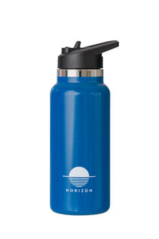 Premium 1 L Water Bottle With Two Leak Proof Lids Blue, 3 of 12