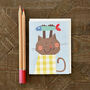 Mini Cat And Fish Card, thumbnail 3 of 5