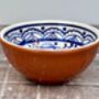 Blue And White Patterned Small Bowl, 11.5cm, thumbnail 3 of 3