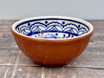 Blue And White Patterned Small Bowl, 11.5cm, 3 of 3