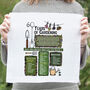 Personalised 60th Birthday Gift For Gardeners Handkerchief Pair, thumbnail 4 of 6