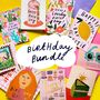 Three Birthday Greetings Card Bundle, thumbnail 1 of 4