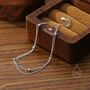 Sterling Silver Double Layer Satellite Chain Bracelet, thumbnail 1 of 11