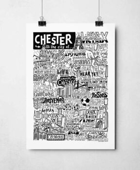 Chester Landmarks Print, 2 of 12