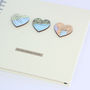 Personalised Vintage Map Trio Hearts Album, thumbnail 3 of 4