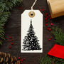 Christmas Tree Rubber Stamp, thumbnail 1 of 4