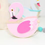 Wooden Flamingo Money Box Bank, thumbnail 1 of 3