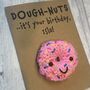 Personalised Doughnuts Donut Crochet Birthday Card Handmade, thumbnail 9 of 10