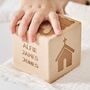 Personalised Scalloped Christening Keepsake Block, thumbnail 2 of 7