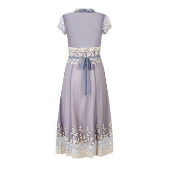 Lace Tea Dress With 1940's Detailing, 3 of 3