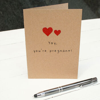 Yay! You're Pregnant Card, 3 of 3