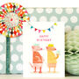 Happy Birthday Meerkat Mini Card, thumbnail 3 of 5