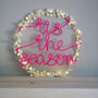 Tis The Season Holly Fairy Light Wreath, thumbnail 9 of 12