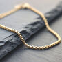 Rope Bracelet For Women 18ct Gold Plated, thumbnail 1 of 7