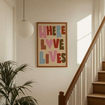Where Love Lives Music Print, 9 of 12