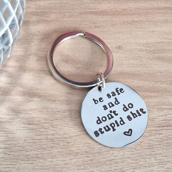 Be Safe Round Adult Keyring, 2 of 5