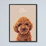 Personalised Pet Print Portrait From Photo, thumbnail 3 of 11