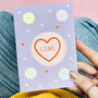 Loml Love Of My Life, Cute Anniversary Wordy Card, thumbnail 4 of 4
