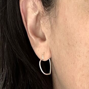 Heart Hoop Earrings, 2 of 3