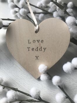 Personalised 1st Mother's Day Heart Keepsake, 2 of 2