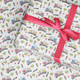 Driving Cars Wrapping Paper, thumbnail 1 of 3