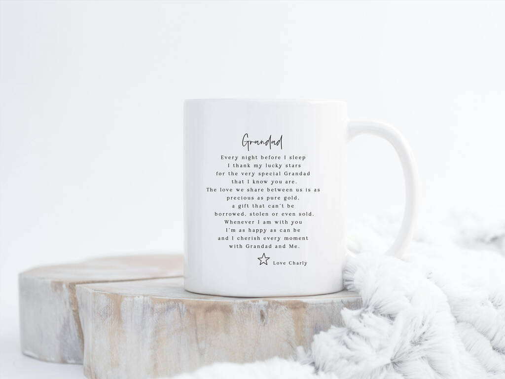 Personalised Grandad Mug By Dotty Dora Designs