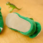 Dinosaur Baby Shoes And Toddler Slippers, thumbnail 4 of 6