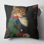 Royal Yellow Cat Classic Painting Cushion Cover, thumbnail 5 of 7