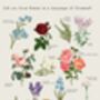 Our Favourite Memories In Flowers Personalised Print, thumbnail 5 of 8