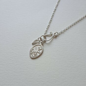 Love Token Silver Necklace, 2 of 2