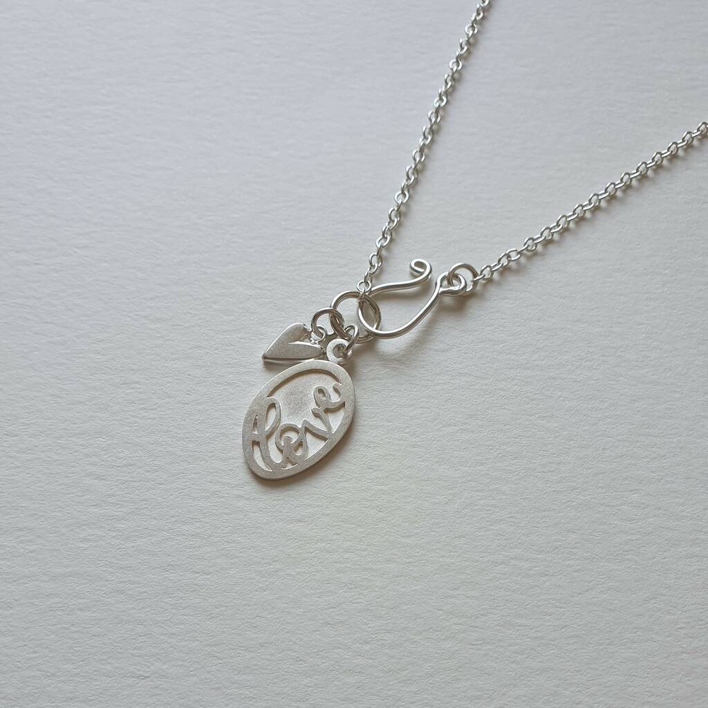 Love Token Silver Necklace By Heather Fox Jewellery ...