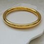 Chunky Gold Bangle, thumbnail 9 of 10