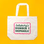 Personalised 'Shopaholic' Tote Bag, thumbnail 3 of 3