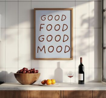 Kitchen Food Quote Wall Art Print Food Poster, 4 of 10
