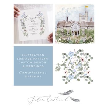 Whimsical Windsor Wedding Invitation Stack, 8 of 8
