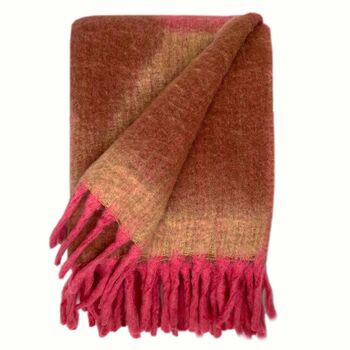 Zapotec Soft Pink Recycled Throw, 2 of 6